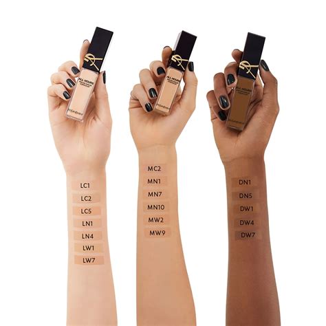 ysl concealer review all hours|YSL all hours concealer swatches.